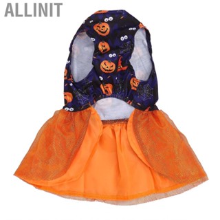 Allinit Pet Halloween  Soft Lightweight One Piece Dog Costume For Holiday Party