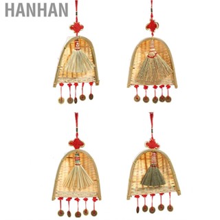 Hanhan New Year Ornaments  Create Ambience Broom Dustpan Pendant Beautiful Hand Woven Good Toughness for Restaurant