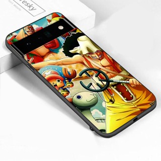 สําหรับ Google Pixel 6 Pro กันกระแทก การ์ตูนลูฟี่ เคส อะนิเมะ OnePiece เคสโทรศัพท์ ซิลิโคน TPU นิ่ม