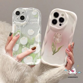 เคสโทรศัพท์มือถือนิ่ม ลายการ์ตูนดอกทิวลิป ไล่โทนสีชมพู สําหรับ Vivo Y36 Y27 Y35 Y16 Y17 Y21 Y11 Y15s Y22 Y15 Y12s Y15A Y91 Y21s Y20i Y12 Y33 Y02 Y30 Y91C Y20s Y31 Y51 Y20 Y12i Y22s Y50