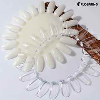 Flospring แม่พิมพ์อะคริลิค ทรงกลม 20 สี สําหรับฝึกทําเล็บ DIY