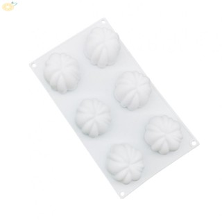 【VARSTR】3D Pumpkin Shaped Silicone Chocolate Fondant Mold Safe for Microwave and Freezer