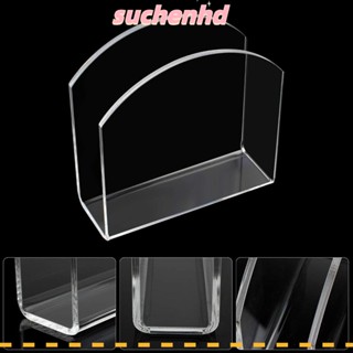 Suchenhd กล่องทิชชู่ ที่วางทิชชู่ อะคริลิค กันลื่น ถอดง่าย สําหรับร้านอาหาร คาเฟ่