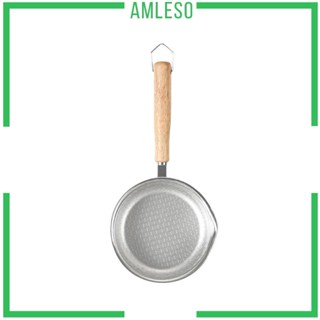 [Amleso] กระทะทอดไข่ ทรงกลม ขนาดเล็ก แบบไม่ติด สําหรับทําอาหาร ห้องครัว ร้านอาหาร เชฟ