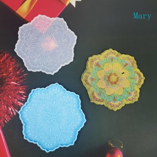 Mary DIY หัตถกรรม ถ้วย แม่พิมพ์ คริสตัล ที่รองแก้ว ที่วางแก้ว แม่พิมพ์