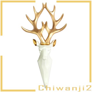 [Chiwanji2] ตะขอเรซิ่น รูปกวาง สําหรับแขวนเครื่องประดับ หมวก เสื้อผ้า เสื้อโค้ท