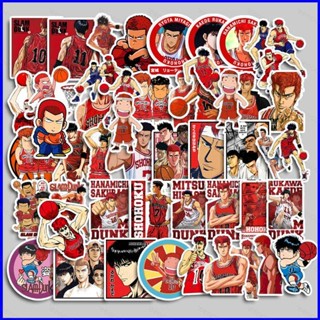 Gp1 สติกเกอร์ ลายการ์ตูน Slam Dunk กันน้ํา สําหรับติดตกแต่งกระเป๋าเดินทาง แล็ปท็อป DIY 50 ชิ้น