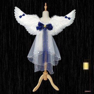 [New product in stock] cosplay Angel feather wings props Christmas Halloween performance costumes stage props princess back accessories quality assurance MBPY