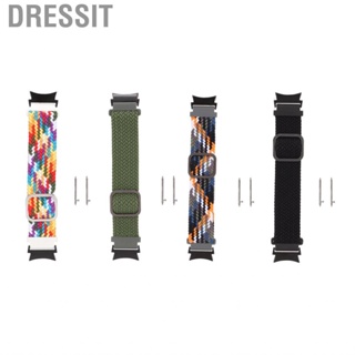 Dressit Nylon Braided Watch Strap  Elastic Band Simple Breathable for Galaxy 4