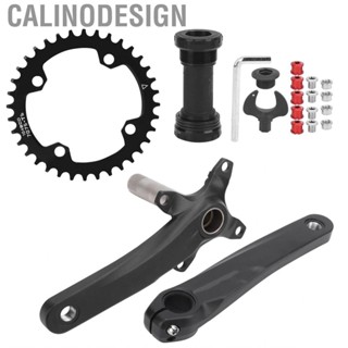 Calinodesign Bicycle Crankset  170mm  Corrosion 36T Chainring Crank Arm Set Wear Resistant for Mountain Bike