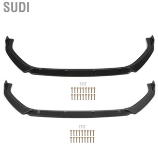 Sudi 3pcs for Maxton Style Front Bumper Splitter Lip ABS UV Protected Replacement Volkswagen Golf MK7 2013 2014 2015 2016