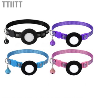 Ttiitt Reflective Kitten Collar  Pet Tracking Removable Bell for Small Animals