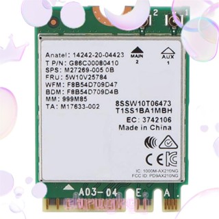 อะแดปเตอร์การ์ดเครือข่ายไร้สาย Intel AX210 AX210 AX210 802.11AX บลูทูธ 5.2 Wi-Fi บลูทูธ 5.2 คุณภาพสูง สําหรับโน้ตบุ๊ก Win10 11