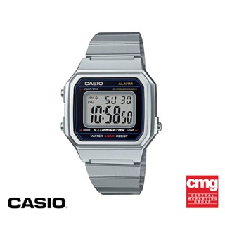 CASIO นาฬิกาข้อมือ CASIO รุ่น B650WD-1ADF วัสดุสเตนเลสสตีล สีเงิน