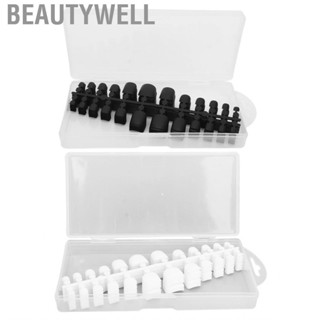 Beautywell 240pcs Adhesive False Toe Nails DIY Full Cover Breathable Artificial Nail US