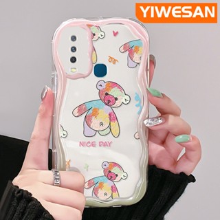 เคสโทรศัพท์มือถือแบบนิ่ม ใส กันกระแทก ลายหมี Nice Day สําหรับ VIVO Y12 Y15 Y17 Y12i Y3 Y3s 2020