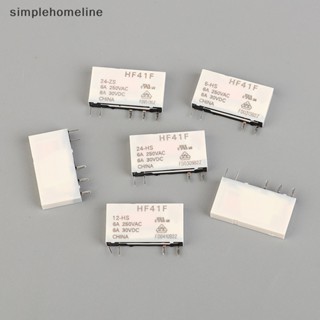 [simplehomeline] รีเลย์พาวเวอร์ HF41F-24-ZS HF41F-12-ZS HF41F-5-ZS HF41F-5-HS HF41F-12-HS HF41F-24-HS 41F HF41F