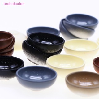 [technicolor] ชามซุป ผลไม้จิ๋ว 1:12 สําหรับตกแต่งบ้านตุ๊กตา 5 ชิ้น