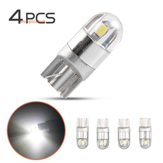 [มงคล] 4 ชิ้น 12V DC สีขาว T10 OSRAM 3030 2SMD W5W 192 168 หลอดไฟ Led ภายใน