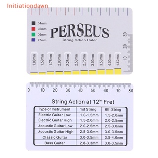 [Initiationdawn] ไม้บรรทัดวัดสายกีตาร์ไฟฟ้า อุปกรณ์เสริม สําหรับเครื่องดนตรี