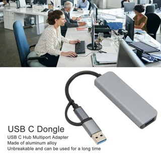 Player kingdom 4 in 1 USB3.0 Hub 5Gbps USB C ถึง 3.0 Splitter Extender dongle สำหรับ Windows Linux Chrome OS