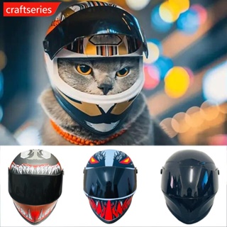 Craftseries หมวกกันน็อคนิรภัย ขนาดเล็ก สําหรับสัตว์เลี้ยง สุนัข แมว A4L8