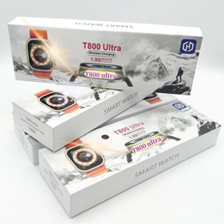 นาฬิกาข้อมือสมาร์ทวอทช์ T800 ultra Series หน้าจอขนาดใหญ่ 1.99 นิ้ว Reloj Inteligente x8 ultra 2023