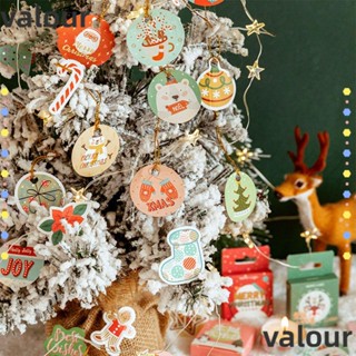 Valour สติกเกอร์กระดาษ ลาย Merry Christmas สําหรับตกแต่งสมุดไดอารี่ 45 ชิ้น ต่อกล่อง