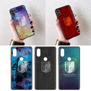 เคสโทรศัพท์ TPU แบบนิ่ม ลาย OP15 โลโก้ Attack on Titan สําหรับ Xiaomi Mi 9 9T Pro A1 A2 Lite 5X 6X A3 F1 Redmi 10C 10A 9C