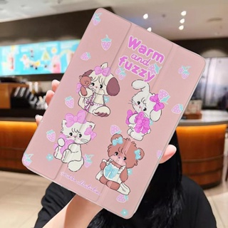 พับได้ เคาไอแพด ลายการ์ตูน เคสใสไอแพด Mikko ไอเเพด 10.2 gen7/8/9 iPad gen10 ipad Pro11 2018-2022 ipad 10.9 Air4/5 mini45