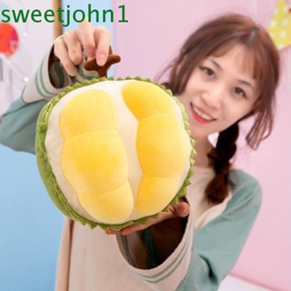 Sweetjohn หมอนตุ๊กตานุ่ม รูปทุเรียน ผลไม้ ทุเรียน ทุเรียน ส้ม ผักจําลอง ของเล่นสําหรับเด็ก