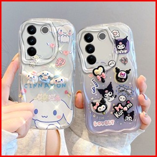 เคสโทรศัพท์มือถือแบบนิ่ม tpu ใส ลายก้อนเมฆ หมีน้อย พร้อมตุ๊กตา สําหรับ Vivo V27 Pro 5G V27e 5G V27 5G V27 5G TY