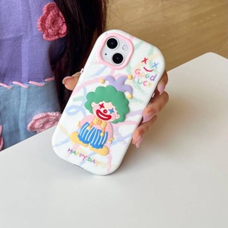 เคสโทรศัพท์มือถือ ลายโจ๊กเกอร์ 3D สําหรับ Apple iPhone 11 12 13 14 15 Pro Max