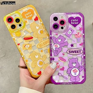 เคสโทรศัพท์มือถือ กันกระแทก ลายการ์ตูนหมีหมากรุก สําหรับ Infinix Hot 10 11 Play 10 10t 10s NFC 10i 9 PRO 10 Lite 11 Plus Hot 9 Play 11 11S NFC Smart 6 5 4 4C 5 PRO Tecno 5 PRO ปกอ่อน