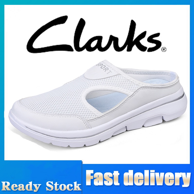 Clarks รองเท้าสําหรับชาย clarks รองเท้าผู้ชายแบนรองเท้าผู้ชายเกาหลี Scholl กีฬาผ้าใบขนาดใหญ่ EU 45 4