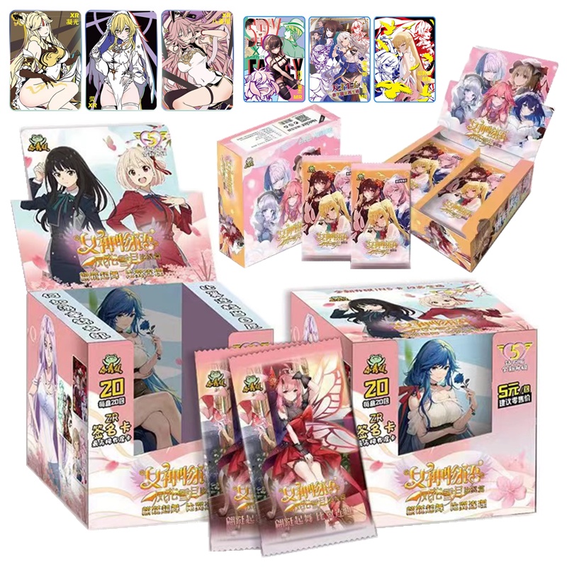 Goddess Story Cards Goddess of Fate Collection Flash Card Anime Character SAILOR Battle Trading Cards Kids Birthday Gift