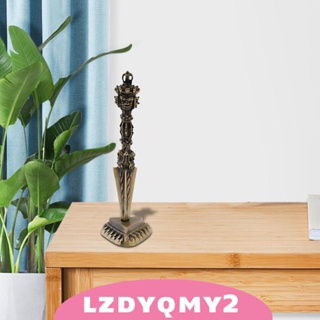 [Lzdyqmy2] หัวมังกร Phurpa Dorje สีบรอนซ์ สไตล์วินเทจ พร้อมฐานทองแดง