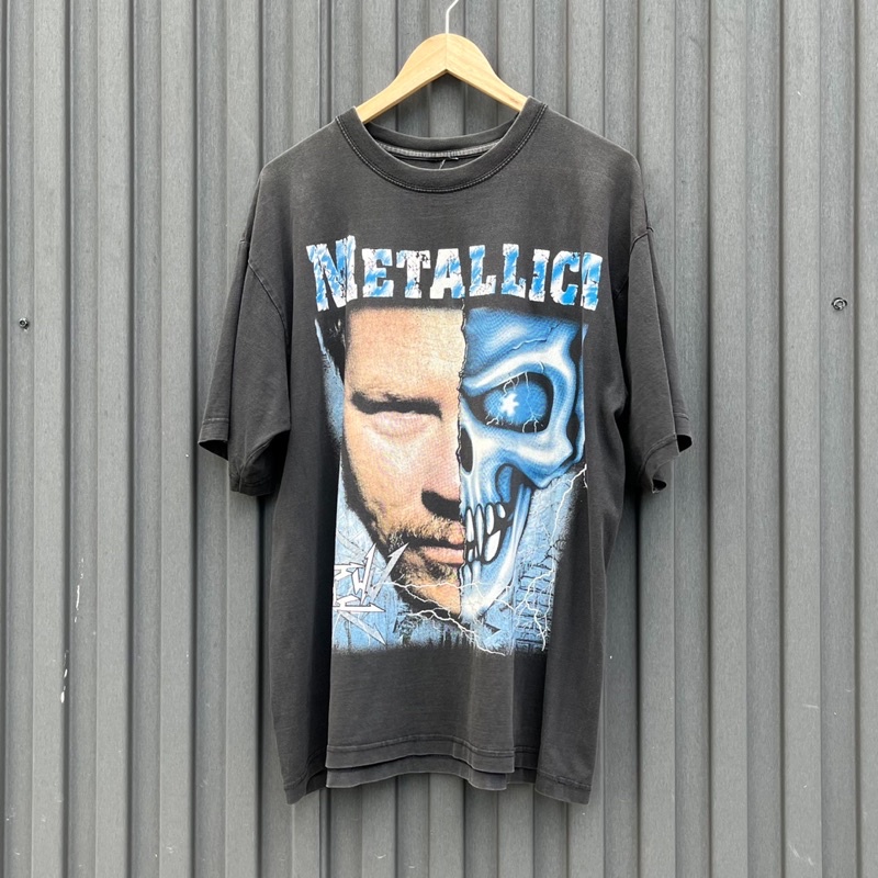 HOT เสื้อวงวินเทจ Metallica Bootleg 90s