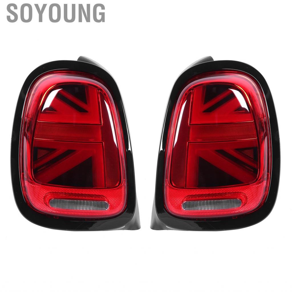 Soyoung VLAND Full JCW Union Jack ไฟท้ายเลนส์สีแดงสำหรับ MINI Cooper F55 F56 F57 2014 2015 2016 2017 2018 2019 2020