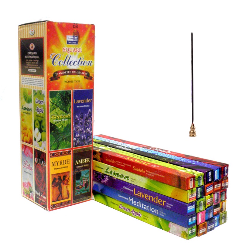 Y Tibetan 10/25 box/lot Smell India Stick Incense White sage Sandalwood Natural Household Indoor Cle