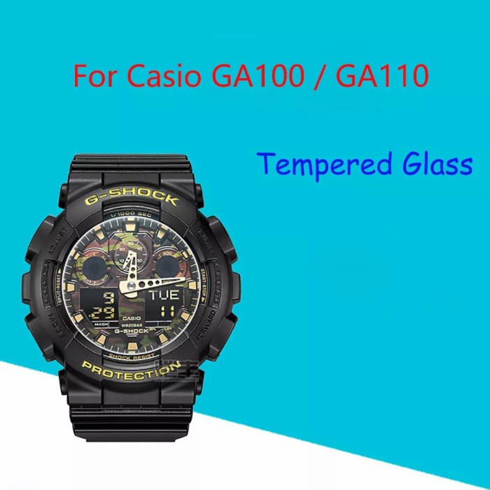 กระจกนิรภัยกันรอยหน้าจอ สําหรับ Casio G shock GA-100 110 GA100