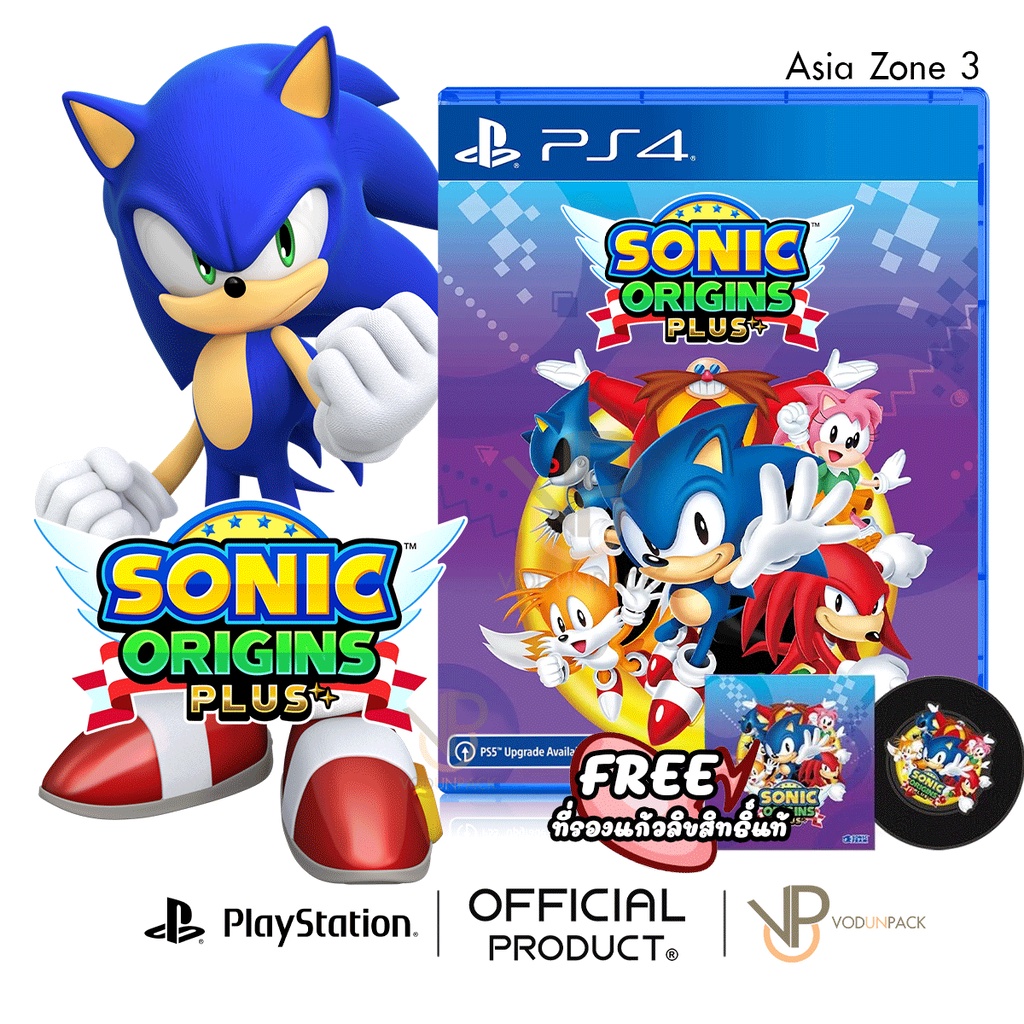 มือ1 พร้อมส่ง PS4 : Sonic Origins Plus Zone 3 Playstation 4 พร้อมส่ง แผ่นเกม เพลสเตชั่น 4