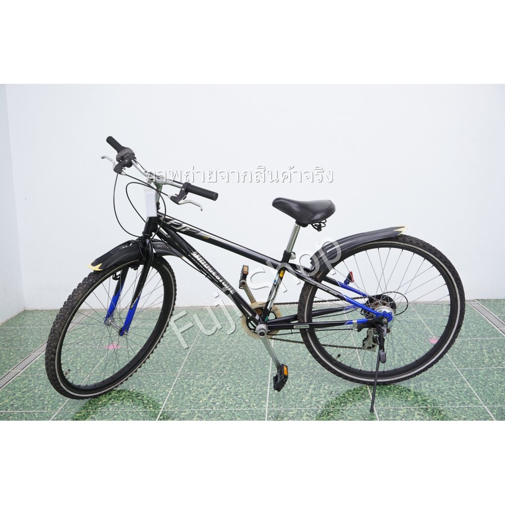 จักรยานเสือภูเขาญี่ปุ่น - ล้อ 26 นิ้ว - มีเกียร์ - Bridgestone - สีดำ [จักรยานมือสอง]