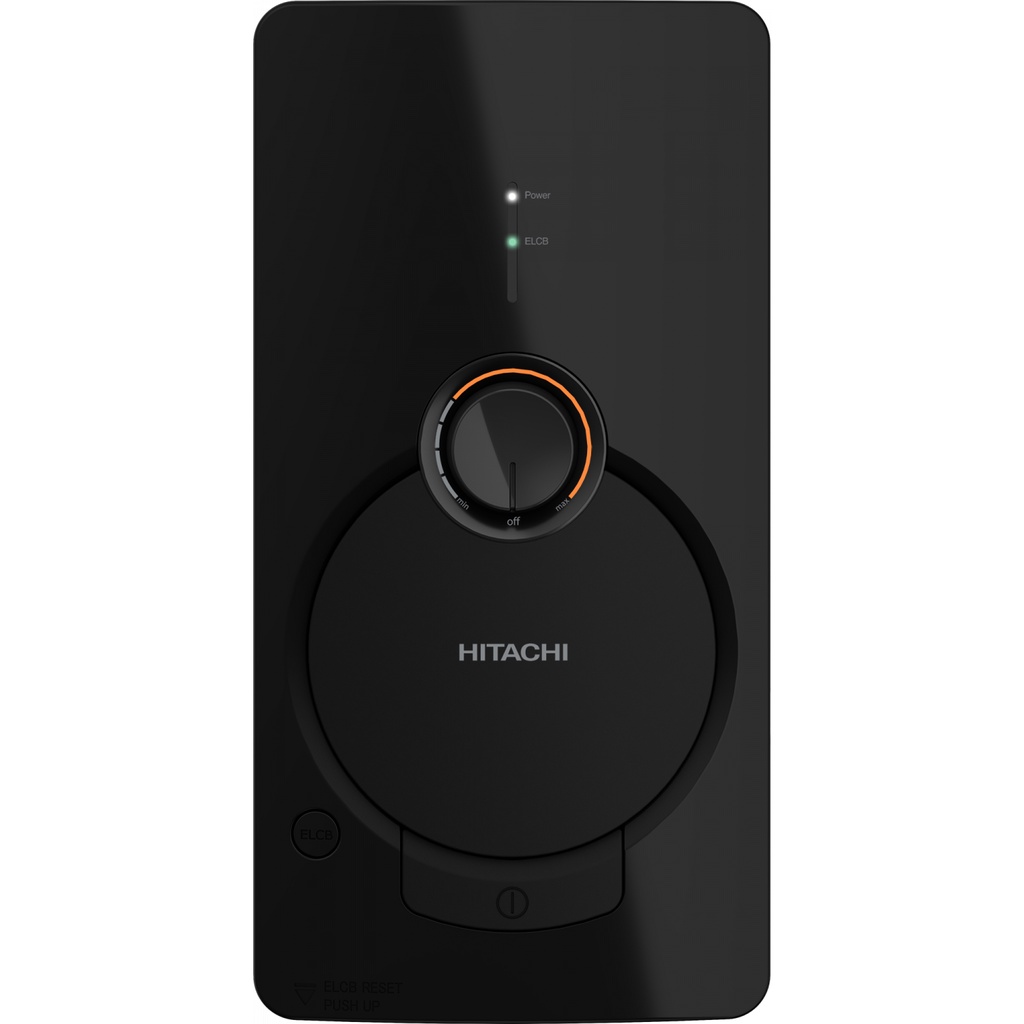 GlobalHouse HITACHI เครื่องทำน้ำอุ่น 4800 วัตต์ รุ่น HES48G สีดำ สินค้าของแท้คุณภาพดี