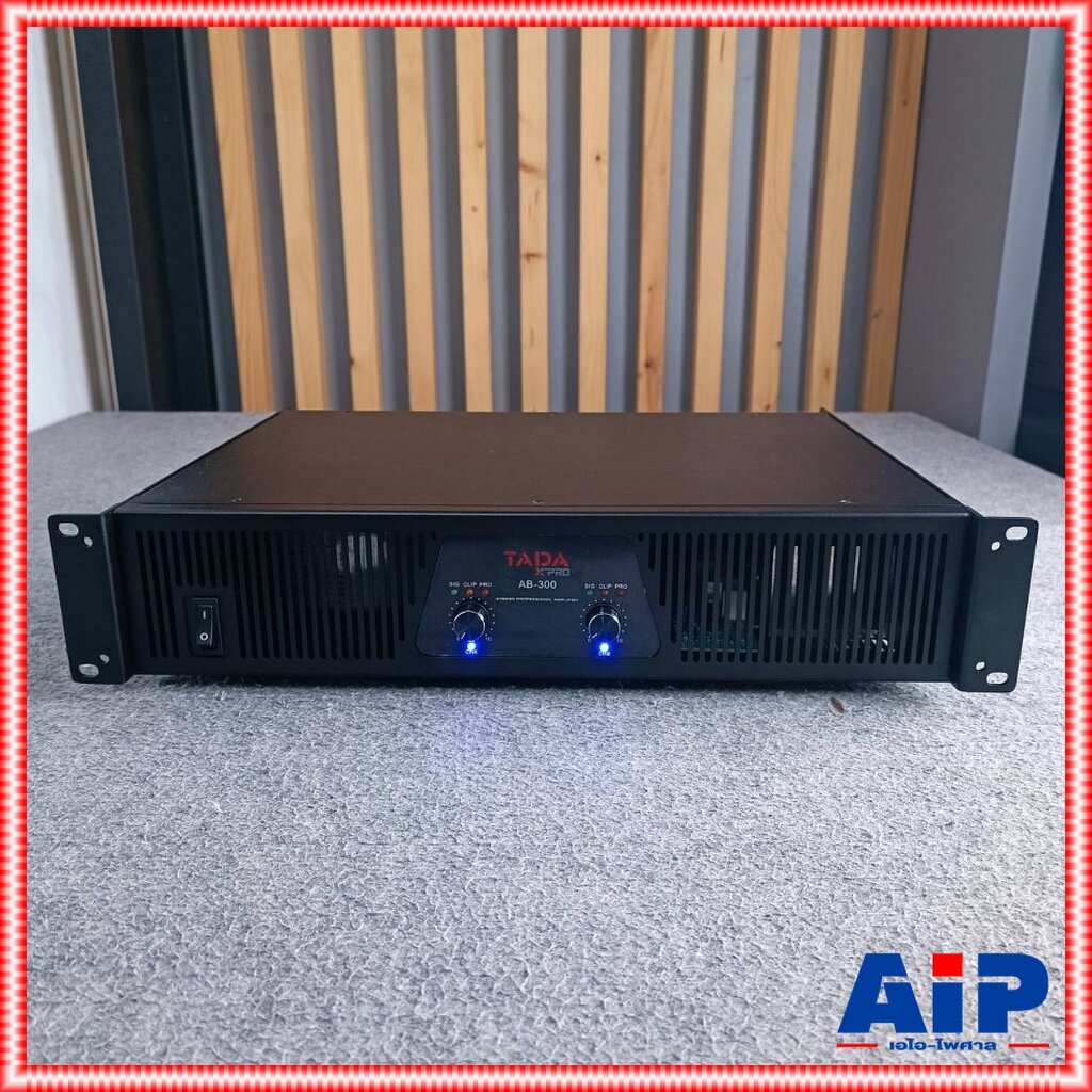 TADA AB-300 poweramp เพาเวอร์แอมป์ Class AB Power Amplifier มีครอสโอเวอร์ในตัว เครื่องขยายเสียง ธาดา