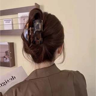 กิ๊บติดผมอะคริลิค รูปตัว U สไตล์วินเทจ เครื่องประดับผม สําหรับผู้หญิง
