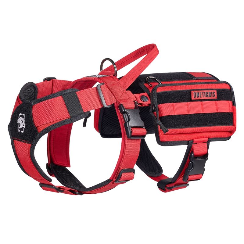 Onetigris GUARDIAN Dog Harness Set Service Dog Harness ชุดสุนัข พร้อมกระเป๋าใส่ยา (DG-GTZ01)