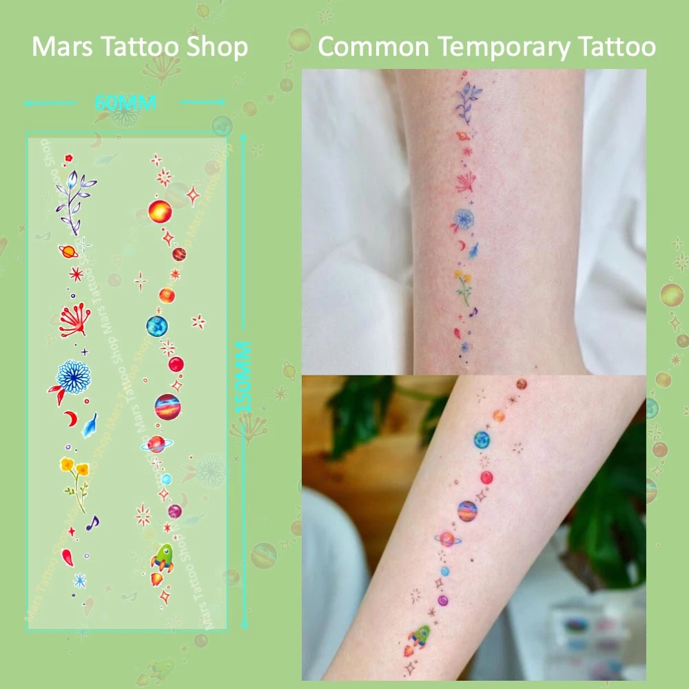 【Mars Tattoo】สติกเกอร์รอยสักชั่วคราว ติดทนนาน CC003