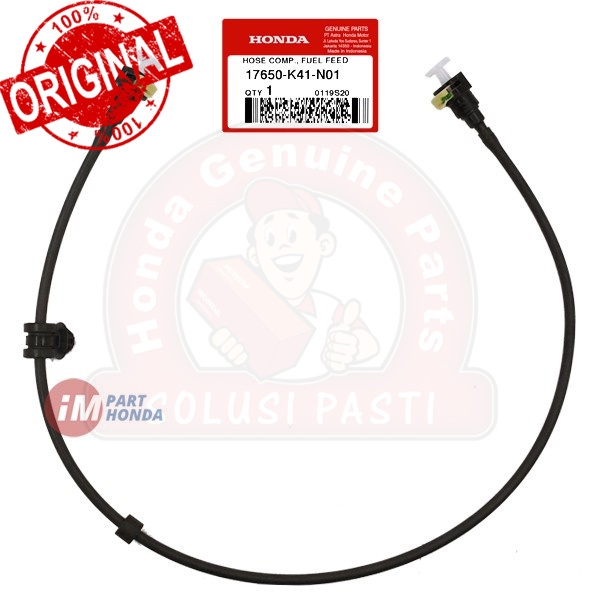 ต้นฉบับ!! สายน้ํามันเบนซิน Comp Fuel Feed New Supra X 125 Fi Blade 125 Fi 17650-K41-N01 17650K41N01 
