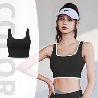 เสื้อออกกำลังกายผู้หญิง สปอร์ตบรา เสริมฟองในตัว ใส่สบาย รัดรูปสวย กระชับสัดส่วน Size S-2XL